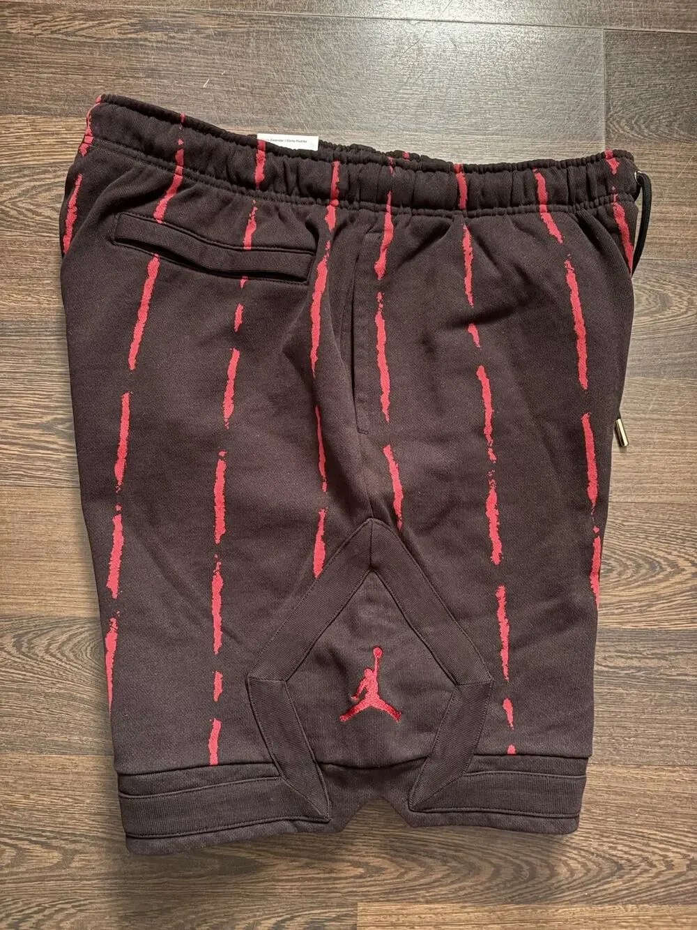 Men Air Jordan Essentials Fleece Heroes Diamond Basketball Short FZ2228-010 Sz L